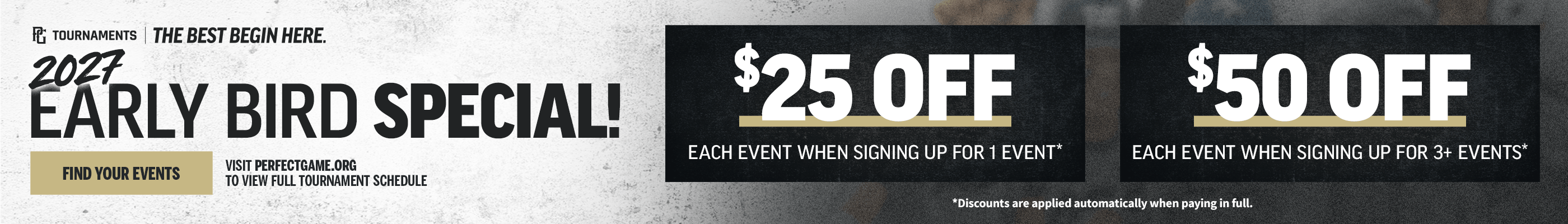 2027 Early Bird Special